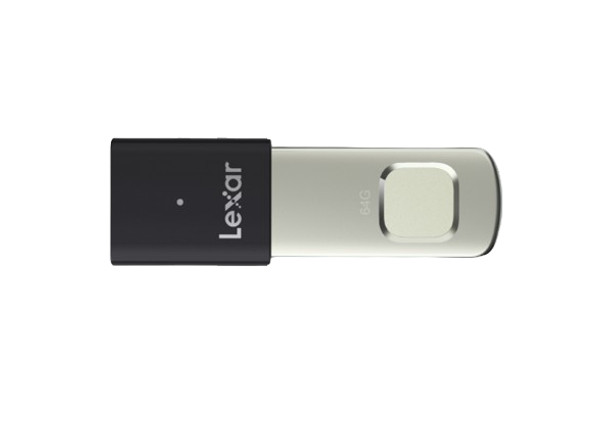Lexar 64GB Fingerprint F35PRO USB 3.2 GEN1 Flash Drive Up To 300MB S Read And 60MB S Write