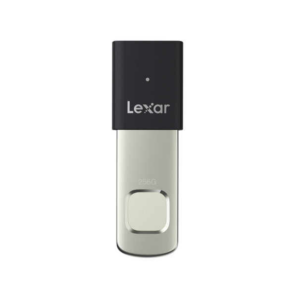 Lexar 256GB Fingerprint F35PRO USB 3.2 GEN1 Flash Drive Up To 400MB S Read and 350MB S Write