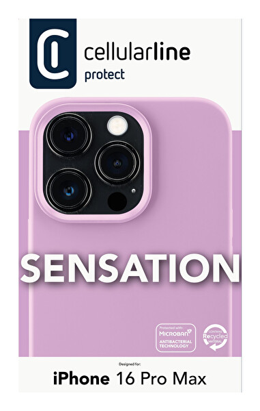 Cellularline iPhone 16 Pro Max Sensation Pembe Kılıf SENSATIONIPH16PRMP 2