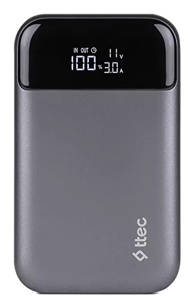 Ttec 2BB214UG Recharger Pro LCD 10.000 MAH PD 30W Taşınabilir Hızlı Şarj Aleti/Powerbank Uzay Grisi