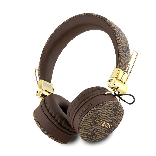 Guess   Bt Headphone Sound 4g Pu Leather Wıth Metal Logo   Brown GUBH704GEMW