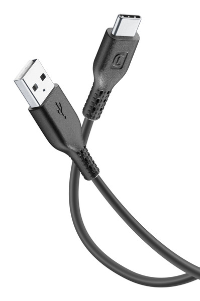 Cellularline 100 CM USB TO USB C Siyah Data Kablosu USBDATACUSBA CK