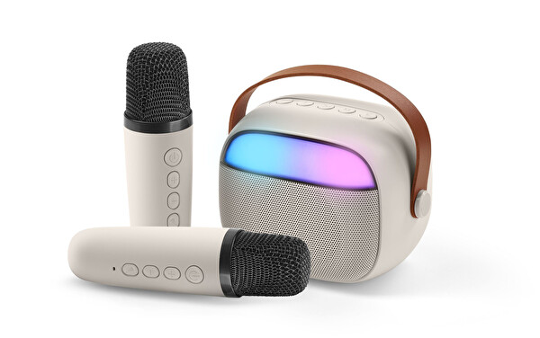 Cellular Line Karaoke Mini Hoparlör   BTSPKKARAOKEMINIW