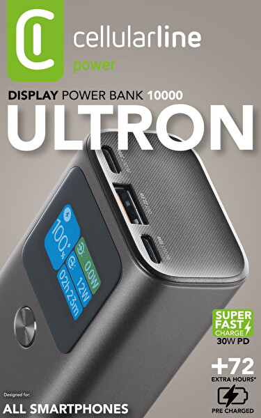 Cellular Line Ultron Çok Fonksiyonlu Akıllı Powerbank