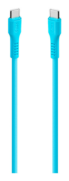 Ttec 2Dk59Nm USB-C USB-C 120Cm 60W PD/Qc Hızlı Şarj/Data Kablosu Neon Mavi