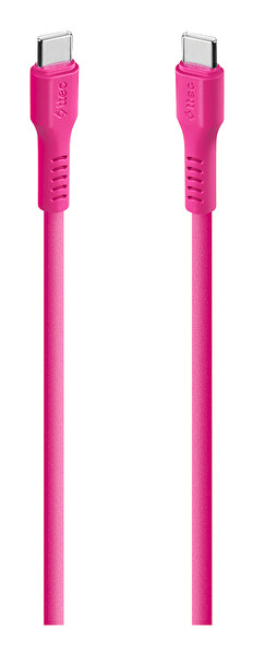 Ttec 2Dk59Np USB-C USB-C 120Cm 60W PD/Qc Hızlı Şarj/Data Kablosu-Neon Pembe