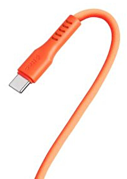 Ttec 2DK59NT USB-C USB-C 120CM 60W PD/QC Neon Turuncu Hızlı Şarj/Data Kablosu