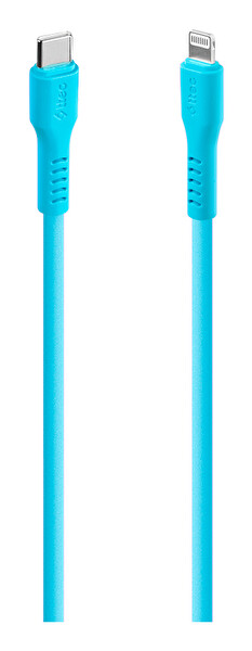 Ttec 2Dk60Nm USB-C Lightning Hızlı Şarj Kablosu 120Cm Neon Mavi