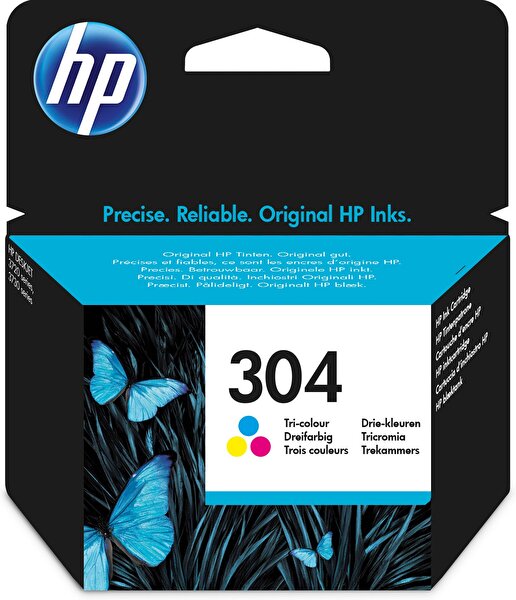 HP HP 304 Üç Renkli Mürekkep Kartuşu (N9K05Ae)