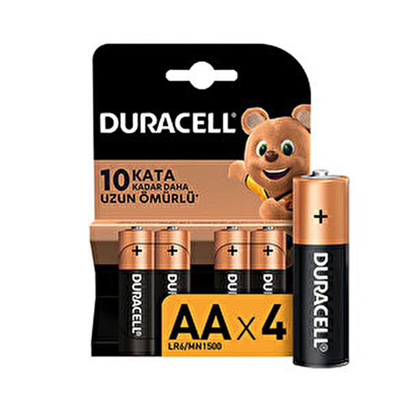 Duracell AA 4'lü Kalem Pil