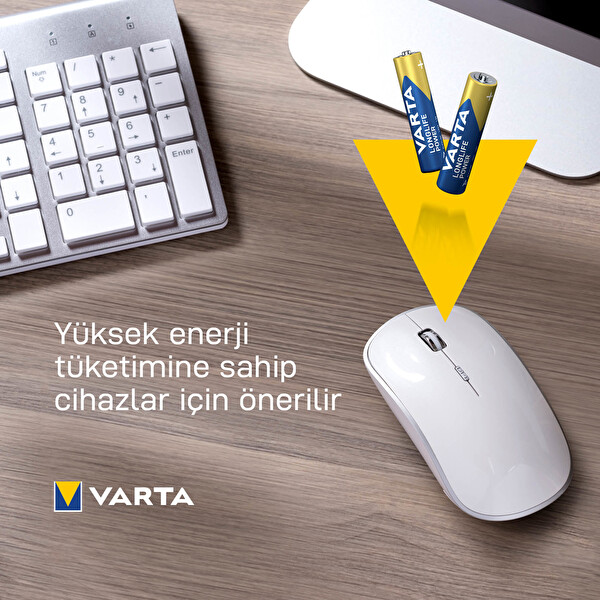 Varta High Energy 4903-2 Alkalin İnce Kalem Pil