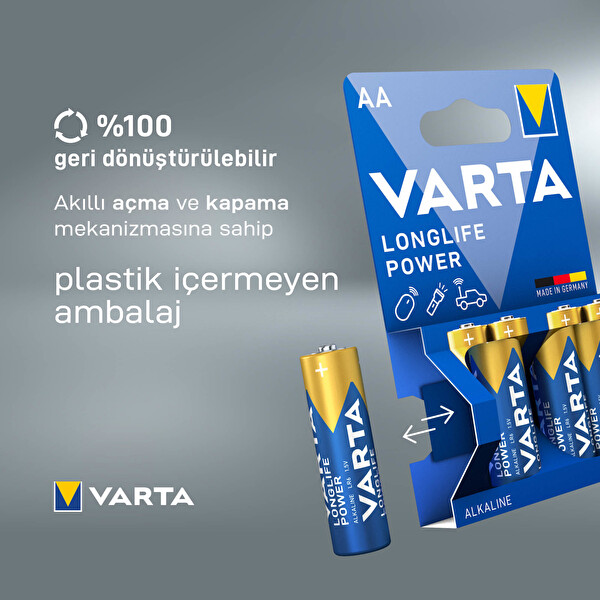 Varta High Energy 4906-4 Alkalin Kalem Pil