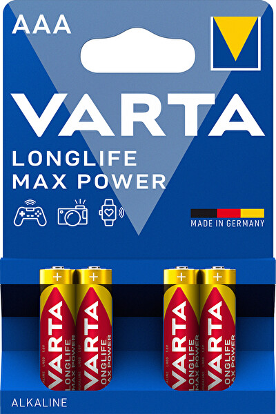 Varta Maxi-Tech 4703 Alkalin İnce Kalem Pil