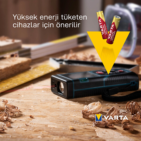 Varta Maxi-Tech 4703 Alkalin İnce Kalem Pil