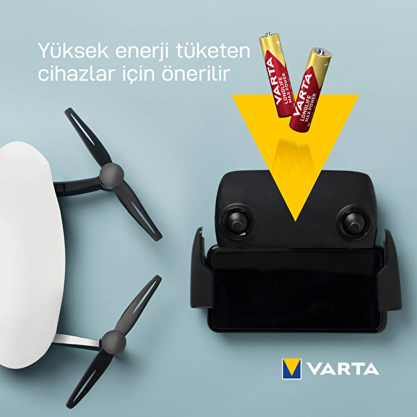 Varta Maxi-Tech 4703 Alkalin İnce Kalem Pil