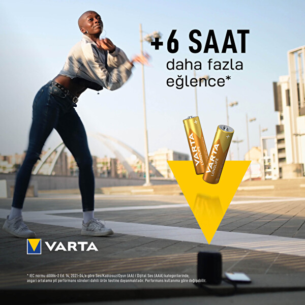 Varta Longlıfe Extra Alkalin Aa Kalem Pil 10'lu Promosyon Paket 6
