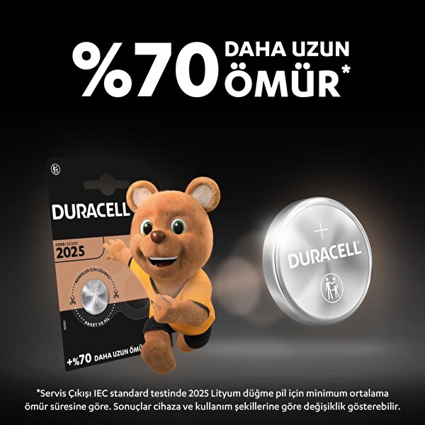Duracell 2025 2 li 3Volt Düğme Pil