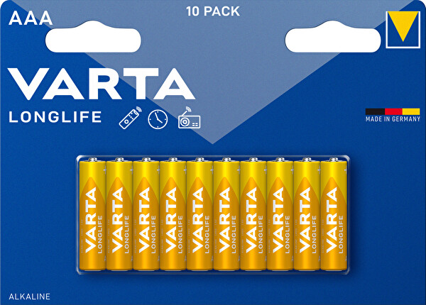Varta Longlife 10’lu Alkalin İnce Pil
