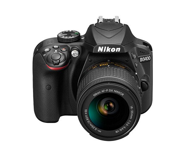 Nikon D3400 + AF-P 18-55VR Kit Dslr Fotoğraf Makinesi