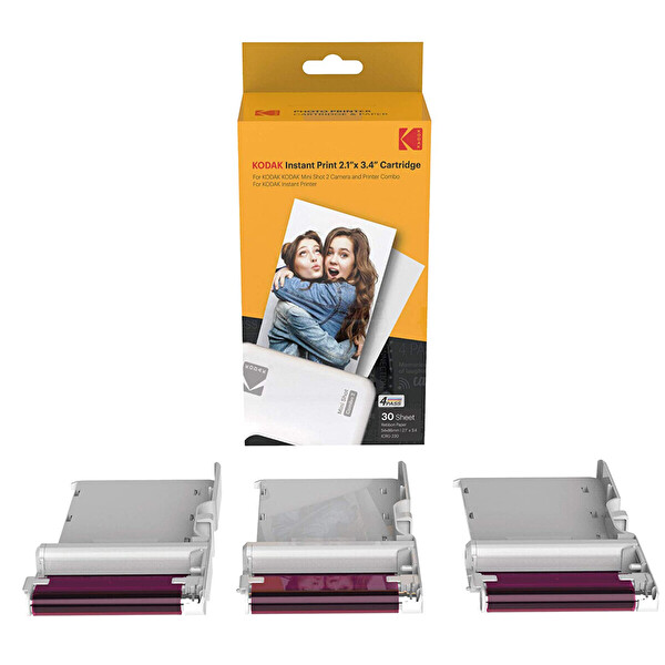 Kodak ICRG-230 30 Adetlik Baskı Seti 4pass Çizilmez Parmak Izi Yapmaz Suya Dayanıklı