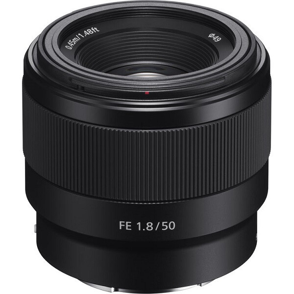 Sony Sel 50mm f1.8 Full Frame E mount Lens