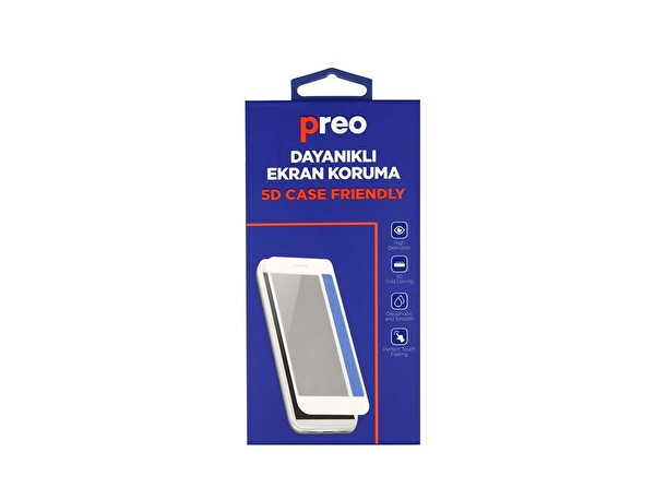 Preo Dayanikli Ekran Koruma Iphone 8 On Arka Full 5d Case Friendly Beyaz Fiyati Ve Ozellikleri