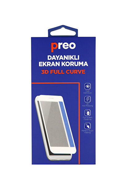 Preo Dayanıklı Ekran Koruma  İPhone 11 PRO (Ön) 3D Full Curve