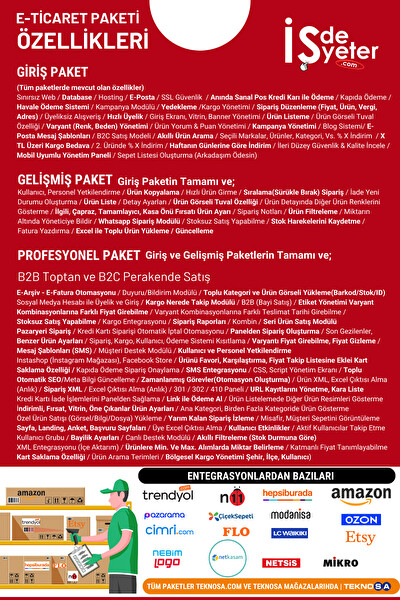 ESD-E-Ticaret - Giriş Paketi 1