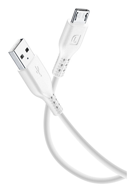 Cellular Line Beyaz Micro USB Data Kablosu