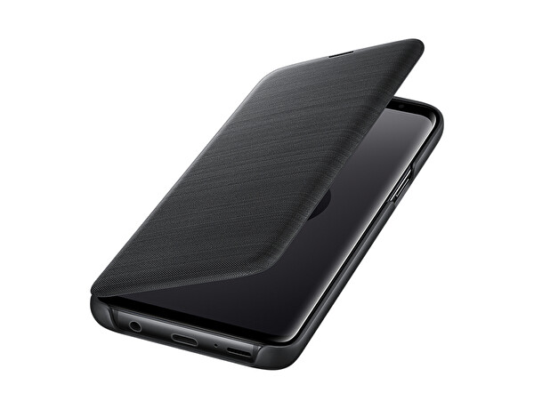 Samsung S9 Led Vıew Kılıf Siyah 4