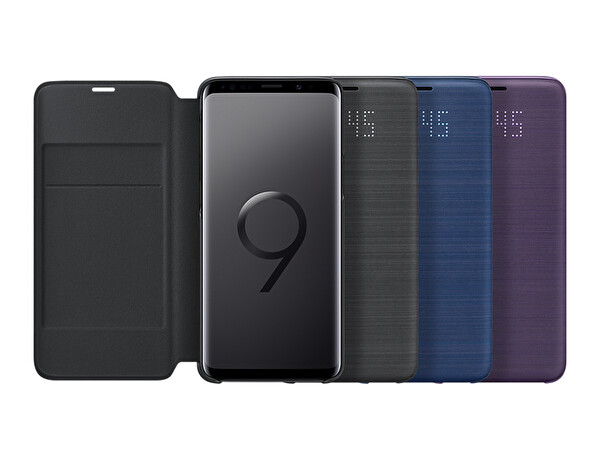 Samsung S9 Led Vıew Kılıf Siyah 5