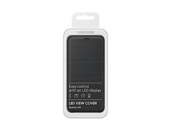 Samsung S9 Led Vıew Kılıf Siyah 6