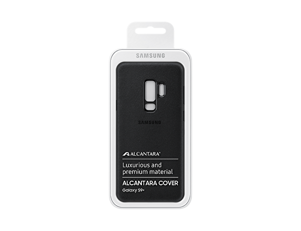 Samsung S9+ Alcantara Kılıf Siyah