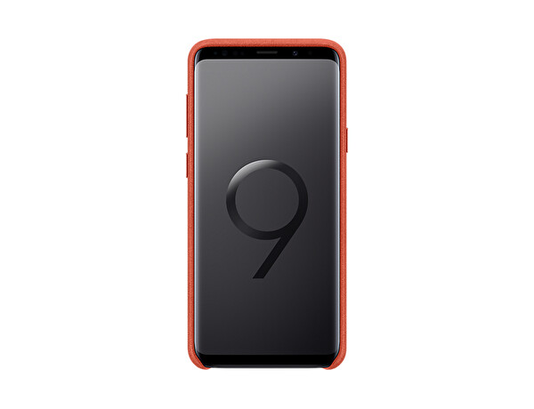Samsung S9+ Alcantara Kılıf (Kırmızı)
