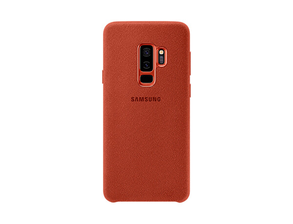 Samsung S9+ Alcantara Kılıf (Kırmızı)