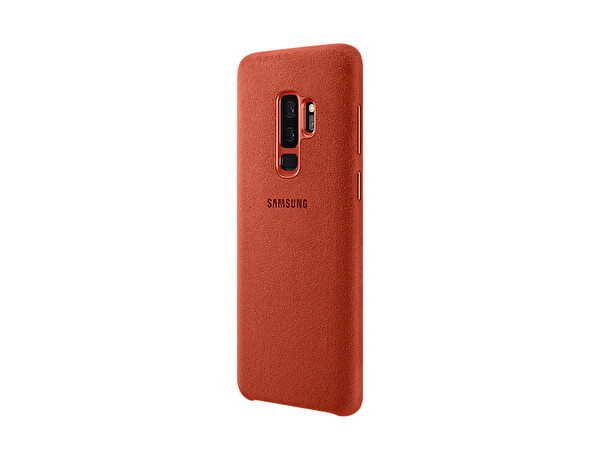 Samsung S9+ Alcantara Kılıf (Kırmızı)