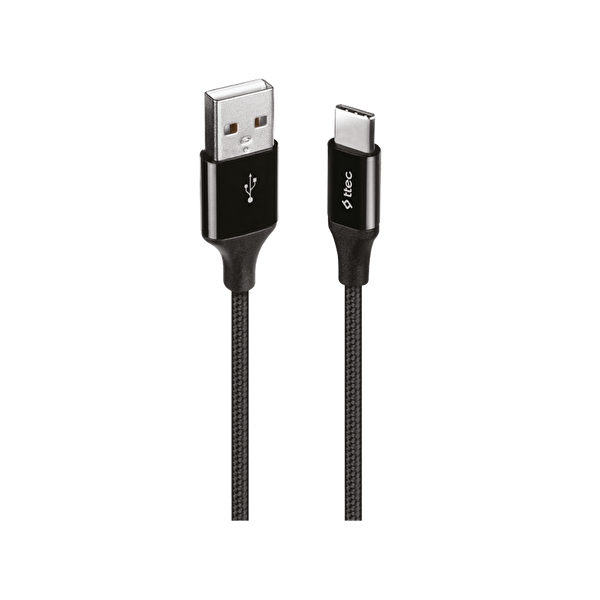 Ttec Alumicable Xl Type C Sarj Kablosu 2Mt.-Siyah
