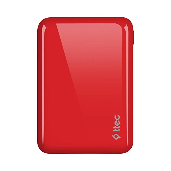 Ttec Recharger 10.000 mAh Taşınabilir Şarj Aleti - Kırmızı