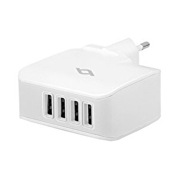 Ttec Quattro 25W 4 USB-A Çıkışlı Seyahat Şarj Aleti Beyaz