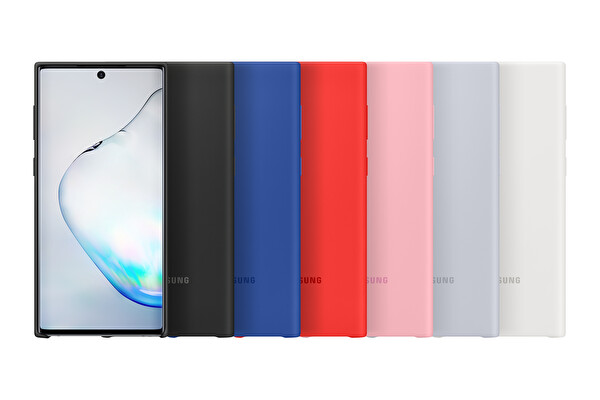 Samsung Galaxy Note 10 Silikon Kılıf - Pembe