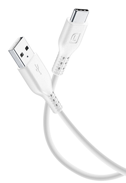 Cellular Line USBDATACUSBC2MW Type C 2M Data Kablosu Beyaz