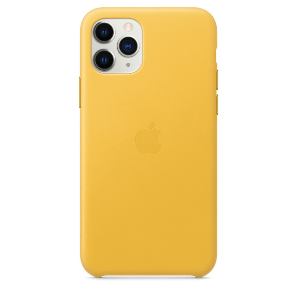 Apple iPhone 11 Pro Limon Rengi Deri Kılıf MWYA2ZM/A