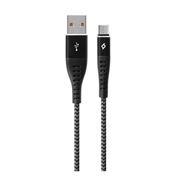 Ttec Ttec ExtremeCable Ekstra Dayanıklı Micro USB Şarj Kablosu 150cm Siyah
