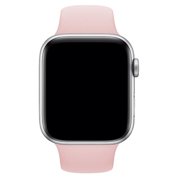 Qfit Apple Watch Uyumlu 42/44mm Silikon Spor Kordon Pembe