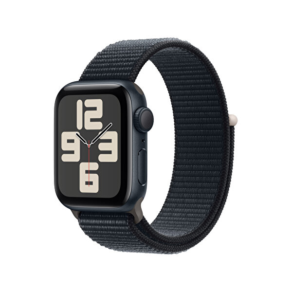 Apple Apple Watch Se Gps 40mm Gece Yarısı Alüminyum Kasa ve Gece Yarısı Sport Loop