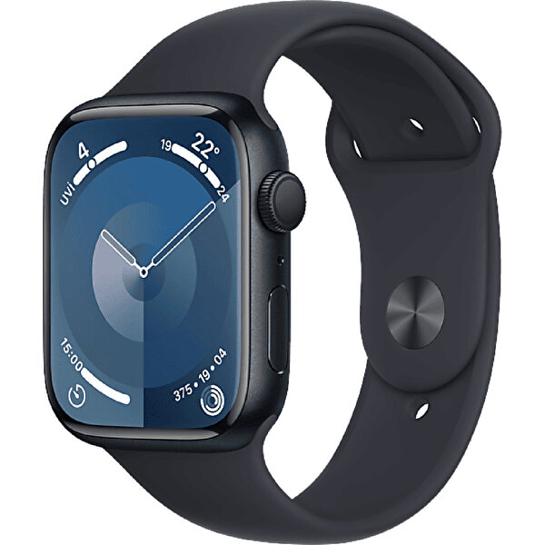 Apple Apple Watch Series 9 GPS 45mm Midnight Aluminium Case with Midnight Sport Band - S/M