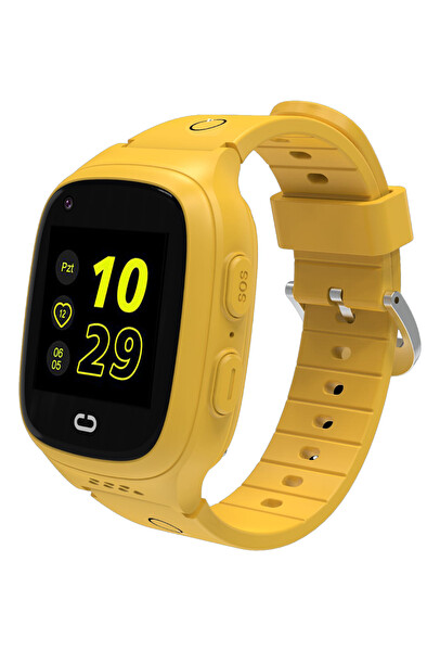 Qfit Q4 4.5G Sarı Akıllı Çocuk Saati