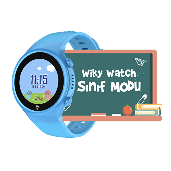 Wiky Watch 5S Mavi Akıllı Çocuk Saati