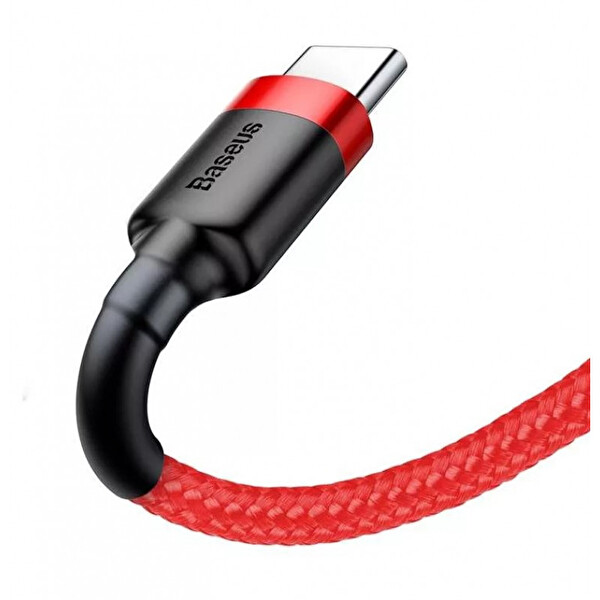 Baseus Cafule Type C 3A 1M Kablo Kırmızı 2