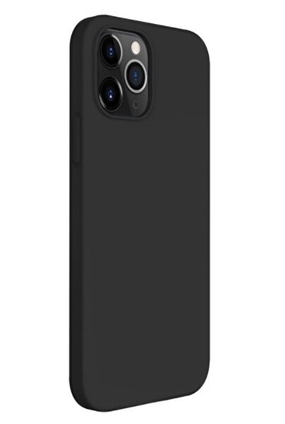 Preo Nano iPhone 12/12 Pro Silikon Telefon Kılıfı Siyah